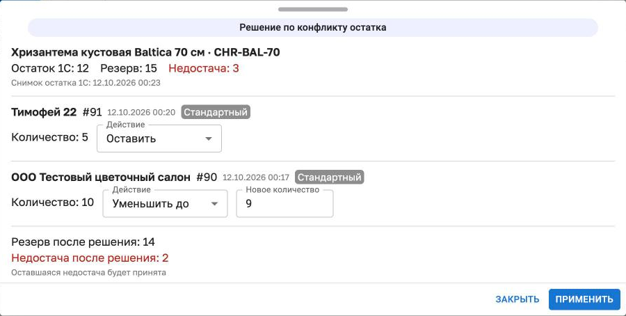 Решение по строкам: уменьшить и удалить